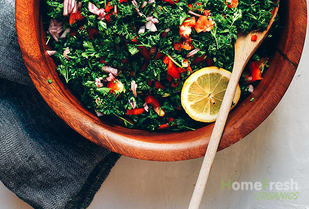 Home Fresh Organics - Hemp Seed & Tabbouleh Salad - AWSNEW